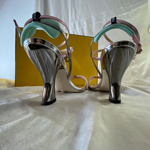 Fendi Metallic Heels - Picture 6 of 9